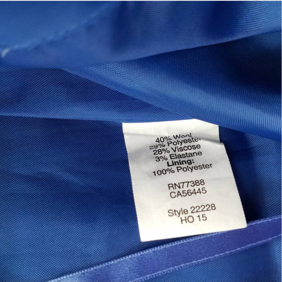 J Crew Wool Blend Blue Red Plaid Mini Skirt - Picture 7 of 7